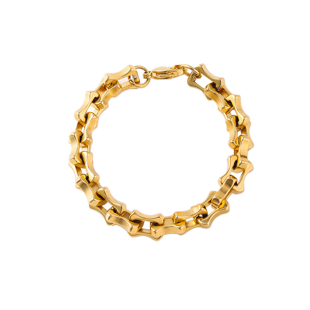 Bracciale In Acciaio Inossidabile Placcato Oro 18k Da Donna_voghion.com