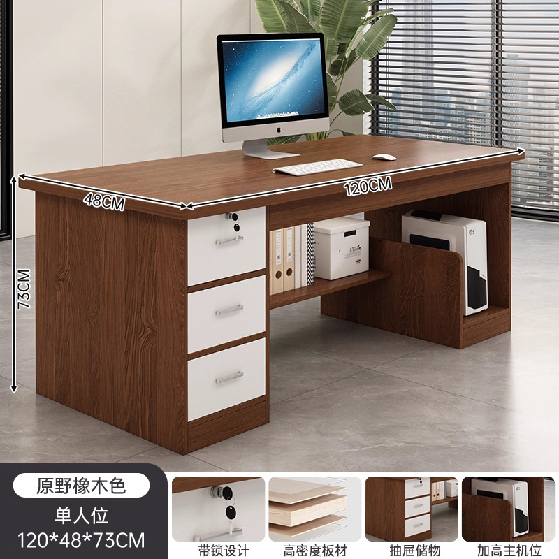 Mesa de escritorio, mesa de computadora de escritorio, mesa de escritorio
