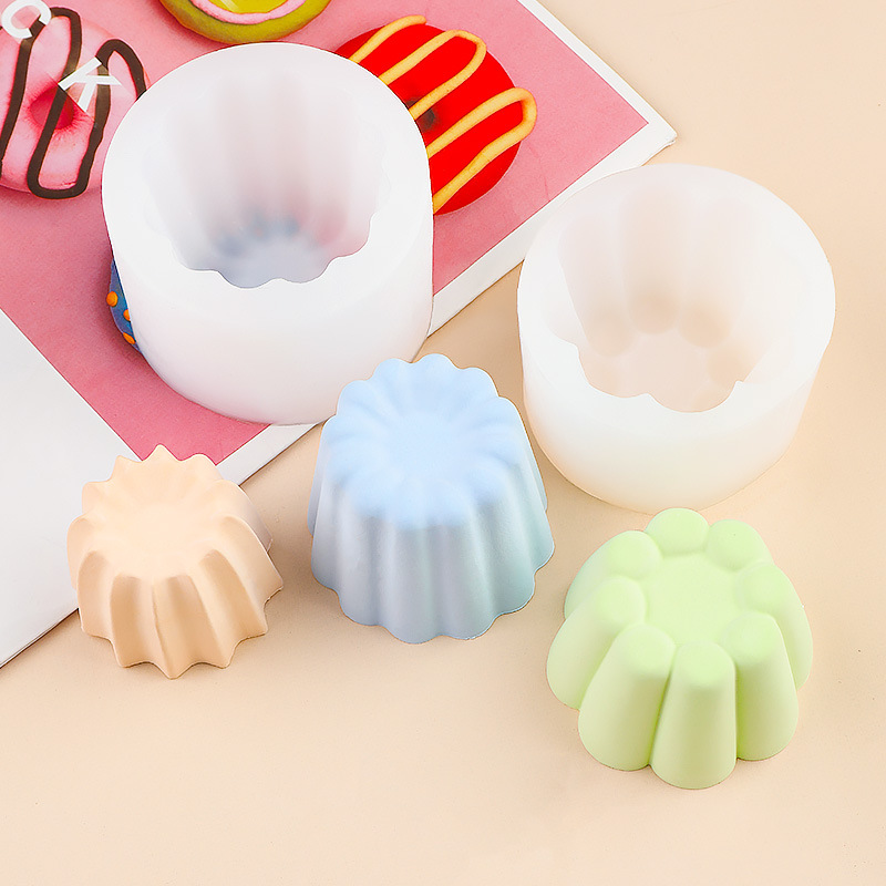 Pudín tridimensional Molde de silicona Koluli Jabón hecho a mano Molde de amasado Molde de gelatina de chocolate