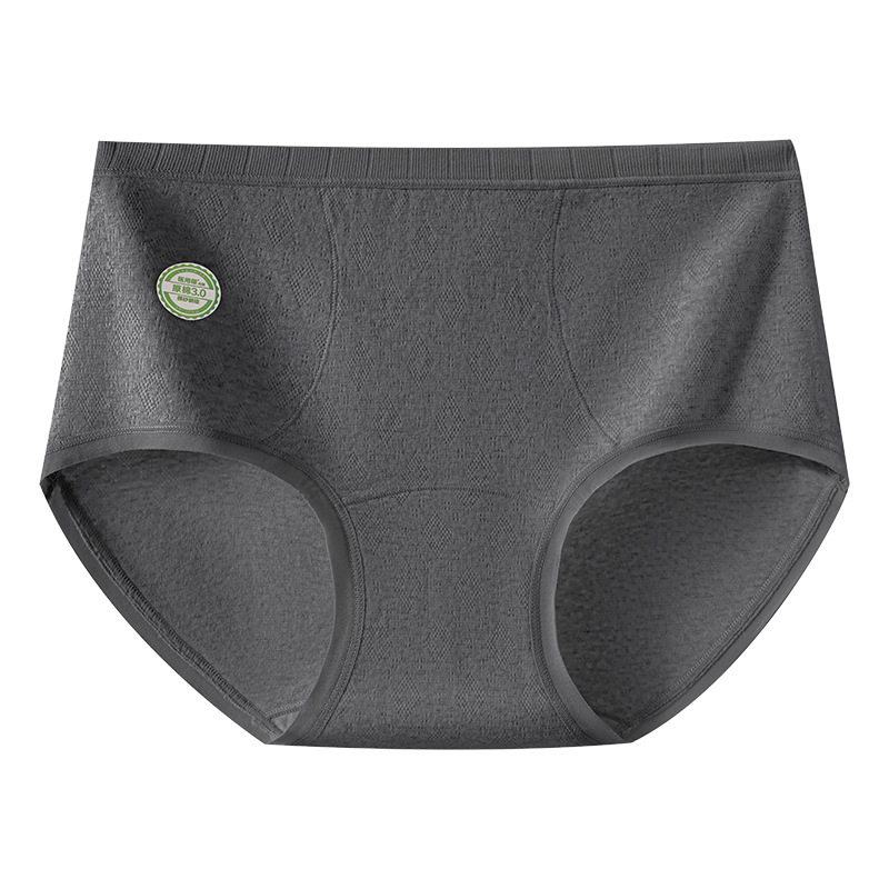 Bragas de algodón de color Clase A 7A entrepierna antibacteriana entrepierna larga cintura alta abdomen pantalones cortos de niña pantalones cortos de cadera para mujer