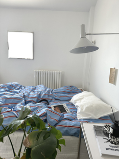 Simple cotton single quilt cover double 200x 230 single piece 150x 200 single 1.5 meters quilt cover