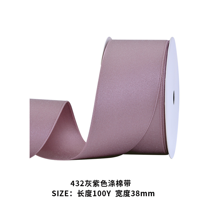 Cinta de algodón de poliéster de Corea del Sur 4 especificaciones 9 Popular color arco cinta de algodón accesorios para el cabello aromaterapia colgante regalo cinta 4cm rollo