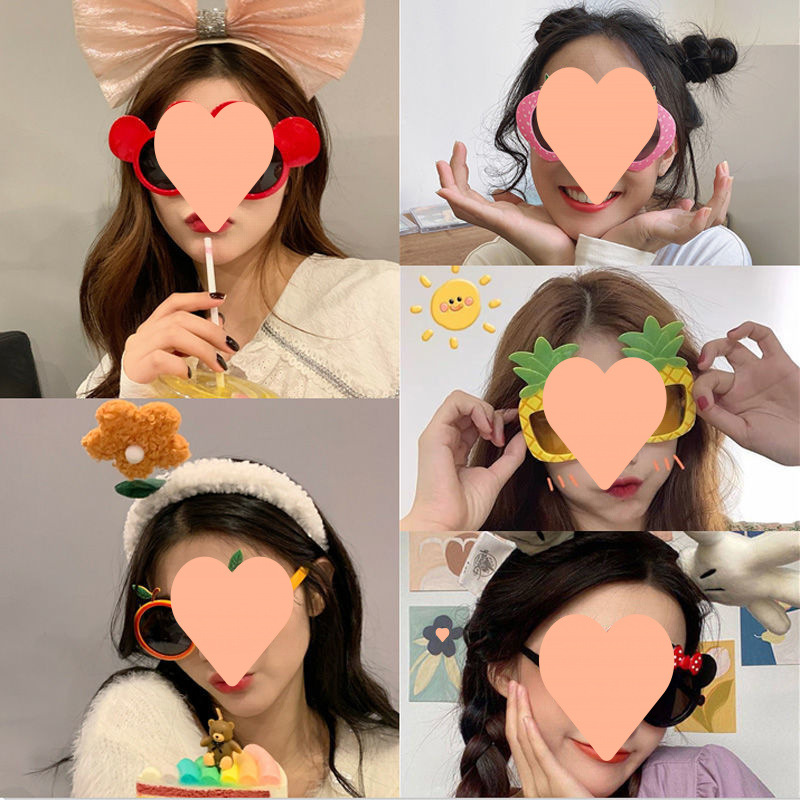 Divertido gafas de sol bodas damas de honor fotos accesorios de boda fiesta de cumpleaños gafas de escultura de arena gafas en línea gafas extrañas