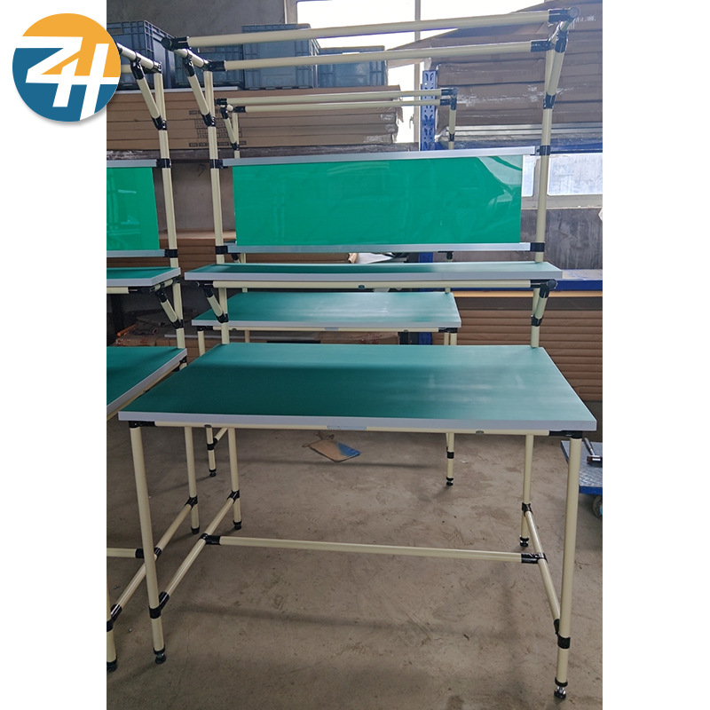 厂家批发线棒工作台 车间工厂打包检测实验室精益管线棒工作台