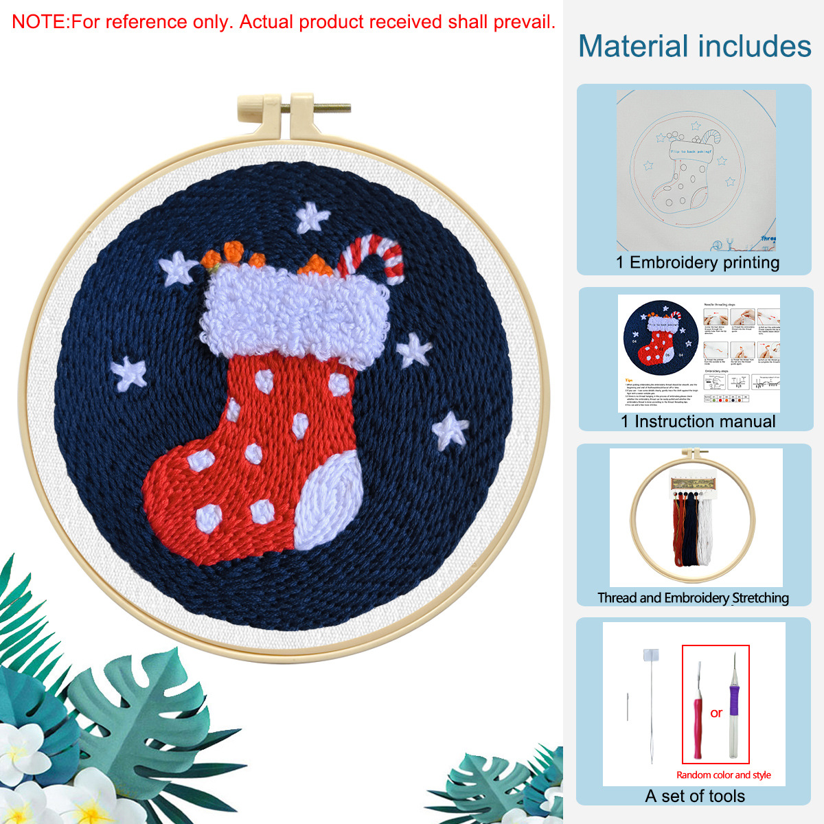 Navidad transfronteriza nueva serie de Navidad infantil DIY kit de cojín de taza de cojín de cojín