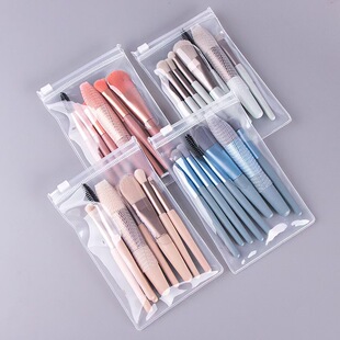 8 mini Macarons makeup brush suit eye shadow brush portable storage eight makeup brush beauty tools in stock
