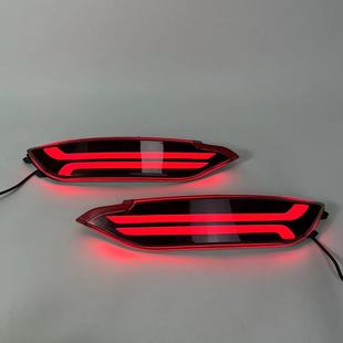 Suitable for Hyundai 15-18 Tucson LED rear bumper lights modified rear bumper fog lights brake lights