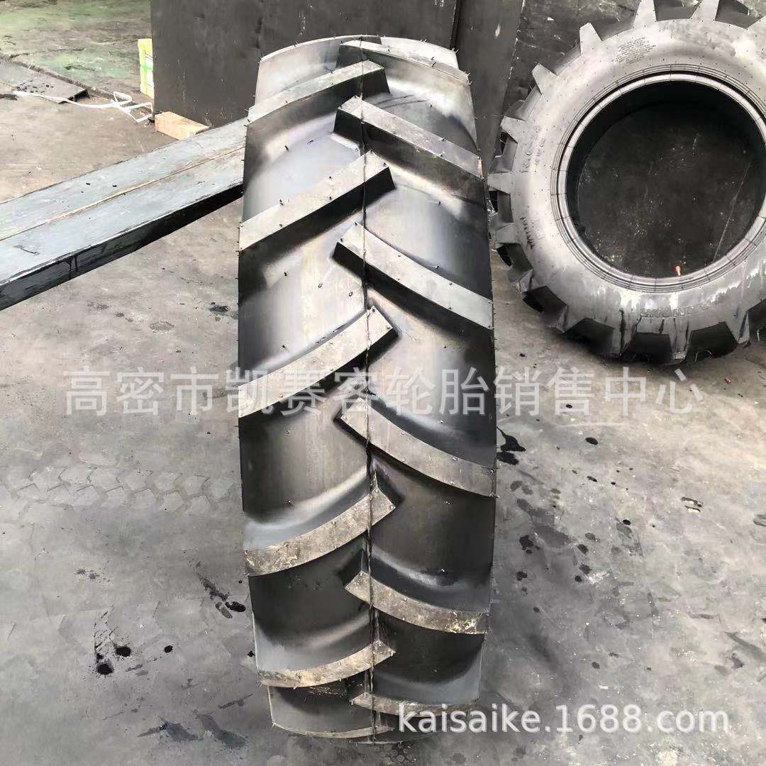 拖拉机轮胎13.6-24人字花纹 R-1耐刺扎农用轮胎