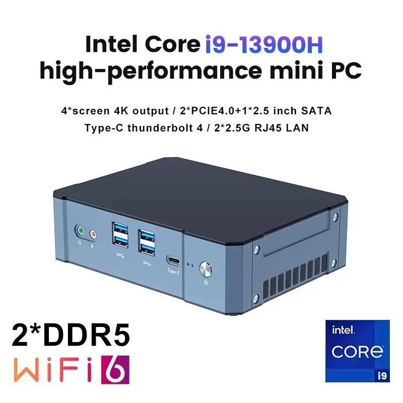 13-е поколение Core i9-13900H 13700h мини мини-хостинг 4 офисная игра микроассистент IC