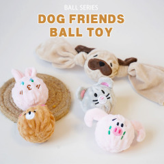 ペットの歯ぎしり、BB、かわいい動物の形をした弾むボール、音のおもちゃ、とげボール、ビションテディ、アマゾン