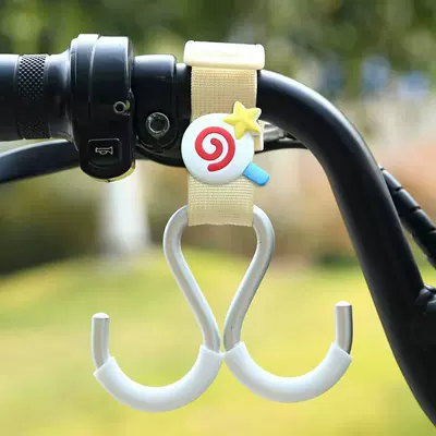 Other Electric Vehicle Accessories: Bicycles, and Helmets - beige-webbing-aluminum-double-hook-short-style-five-star-popularity