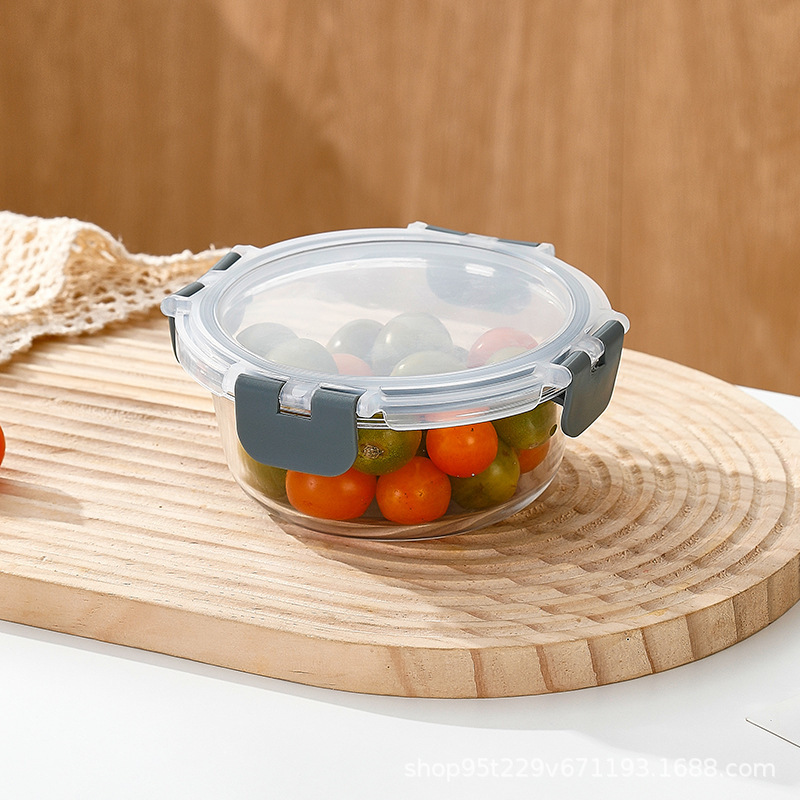 耐高温玻璃餐盒可进微波炉上班族带饭专用便当盒家用食品级保鲜盒|undefined