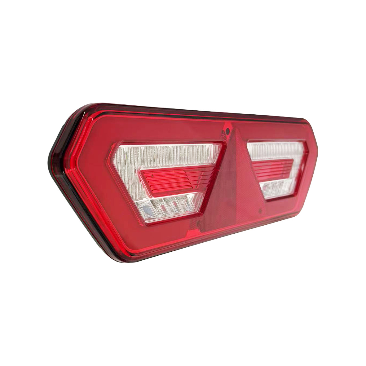 12V-24V Led Dual C Light Guide Universal Truck Tail Light Trailer Side Light Heavy-Duty Truck Trailer Rear Tail Light