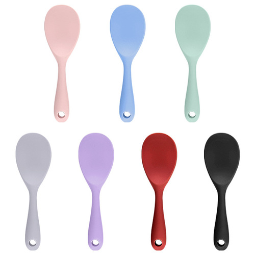 Kitchen supplies silicone rice spoon non-stick pot spoon non-stick does not hurt the pot rice spoon stirring rice silicone kitchenware household supplies
