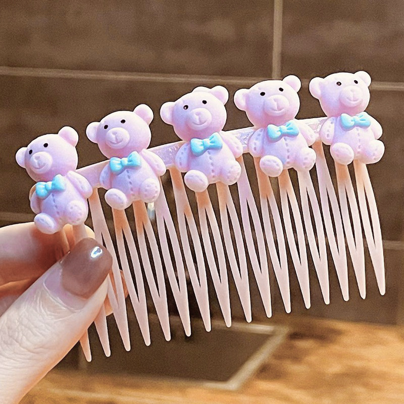 2022 nuevo estilo pelo roto artefacto peine para el cabello niños niña insertar peine accesorios para el cabello flequillos de niña acabado tocado de horquilla de verano