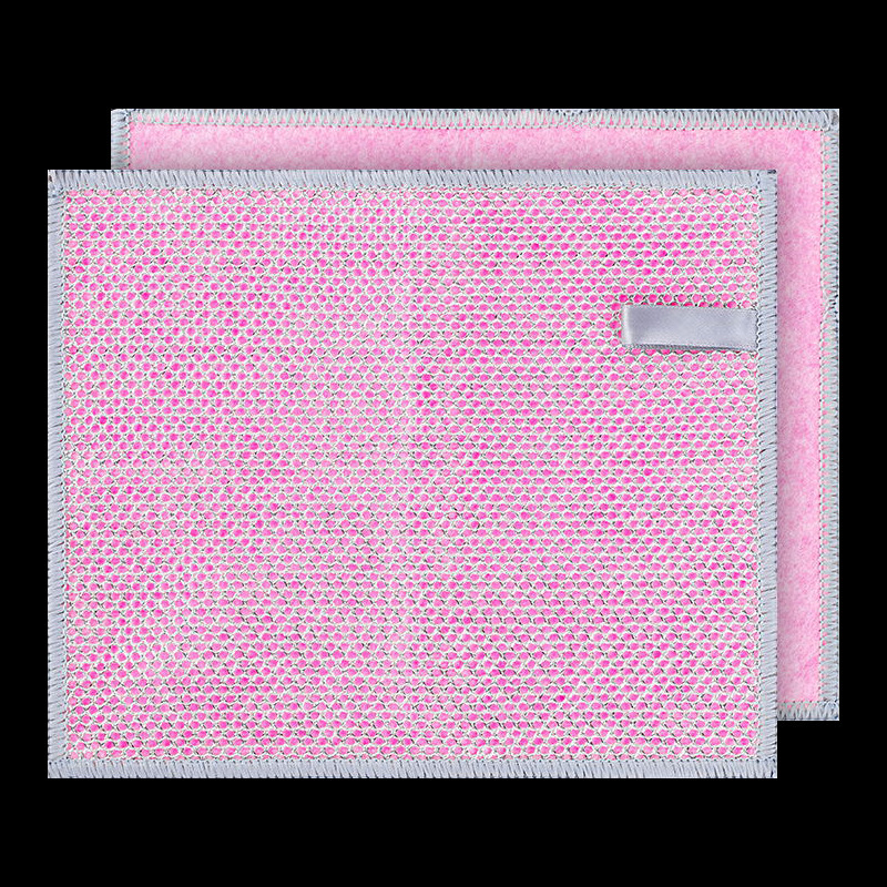 실버 와이어 청소용 천 AB 표면 핑크