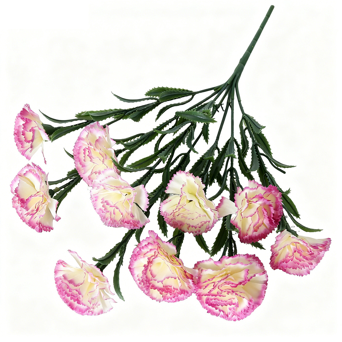 Simulación de 10 claves de flores para decorar el hogar Día de la Madre Día del Maestro Regalo de flores Decoración de la mesa