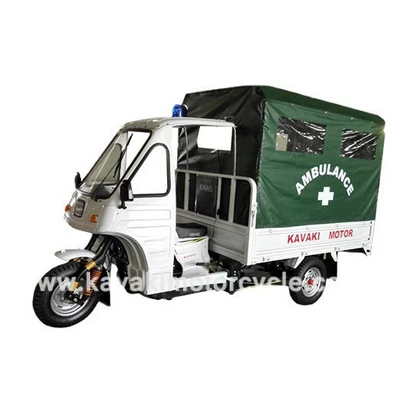 Export Angora 250CC Zongshen Engine 2.1m Large Carriage Ambulance Tricycle Motorcycle