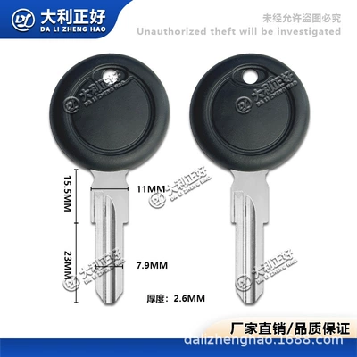 No Logo Moto Guzzi V7 V9 V11 Aprilia Rsv4 Tuono Key Blank (Motorcycle Key)
