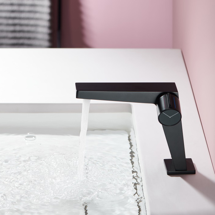 Kaiping Youjia Bathroom Basin Hot and Cold Faucet Copper Simple Fashion Basin Faucet Splash-proof 31777