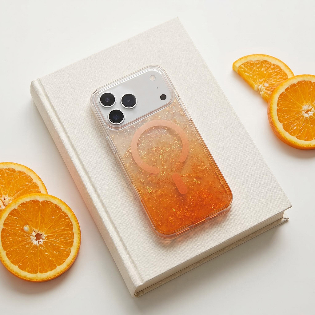 El patrón de concha de ensueño se aplica a la carcasa del teléfono móvil de absorción magnética Apple 17promax iPhone 17 degradado 16pro anti - caída image 8
