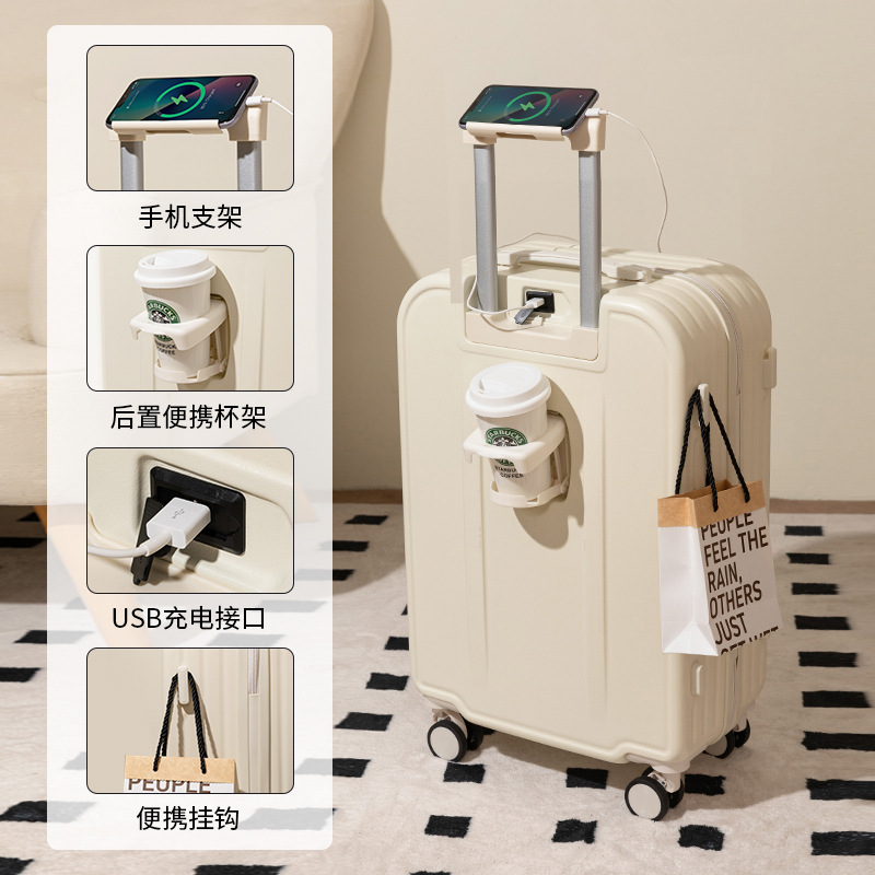 Equipaje maleta de 20 pulgadas hembra color caramelo mudo rueda universal caja de embarque macho pequeño carro ligero al por mayor