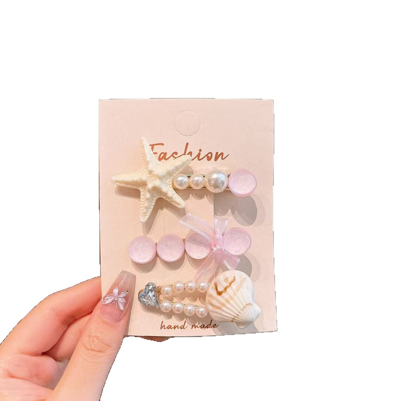 Burbujas de sirena amor niños pinzas de cabello conchas de perlas pinzas de cabello bebé pinzas de cabello lateral pinzas de fijación pinzas de cabello para niñas