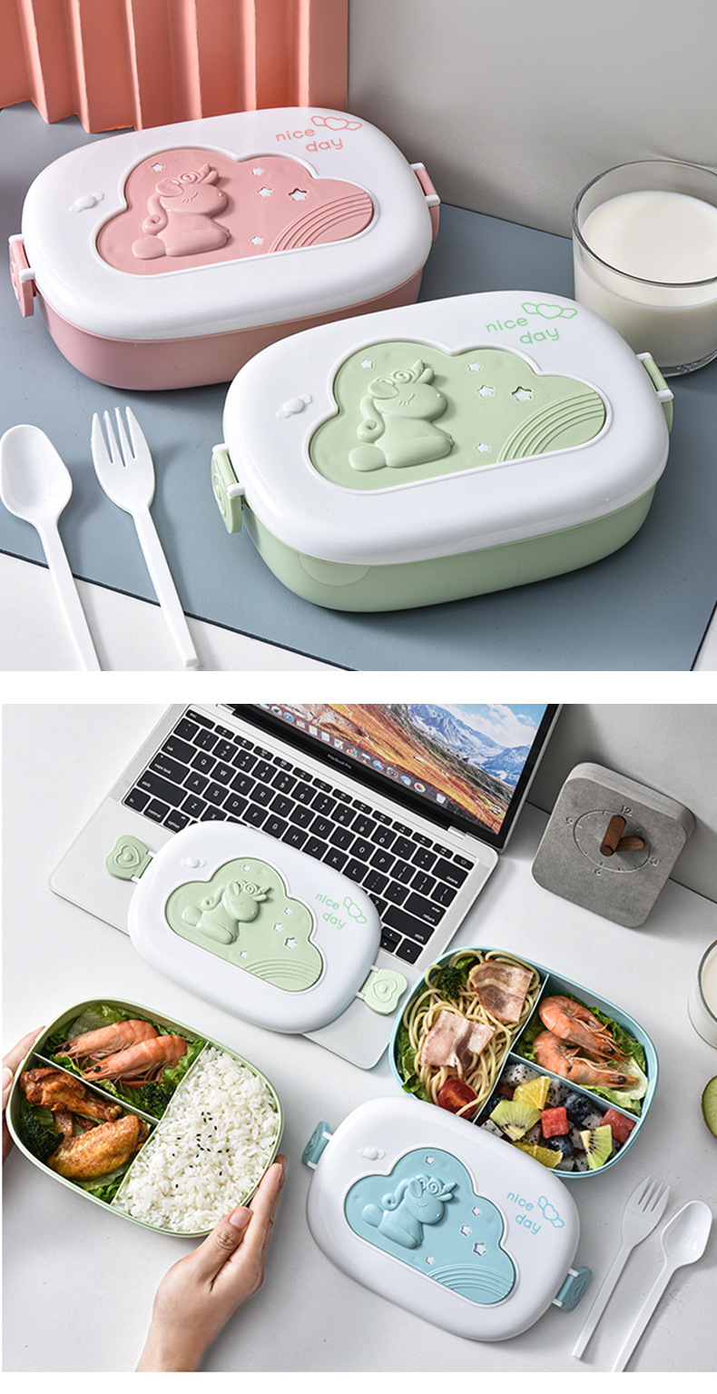 卡通简约餐盒