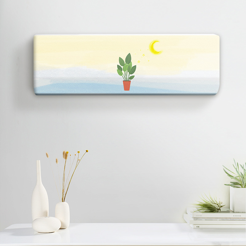 Cubierta del acondicionador de aire colgando cubierta de polvo universal 2022 Nuevo Hogar cubierta colgante cubierta de alta cubierta elástica cubierta de tela al por mayor