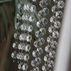 Crystal, transparent curtain, acrylic beaded bracelet