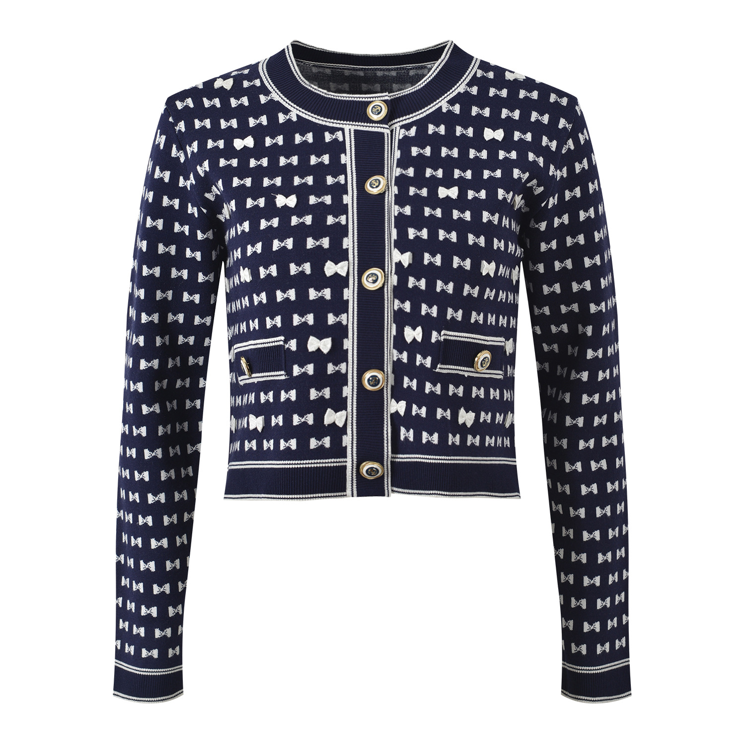 Abito senza maniche con scollo rotondo e stampa a fiocco da donna_voghion.com