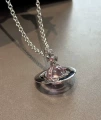 Silver pink crystal ball