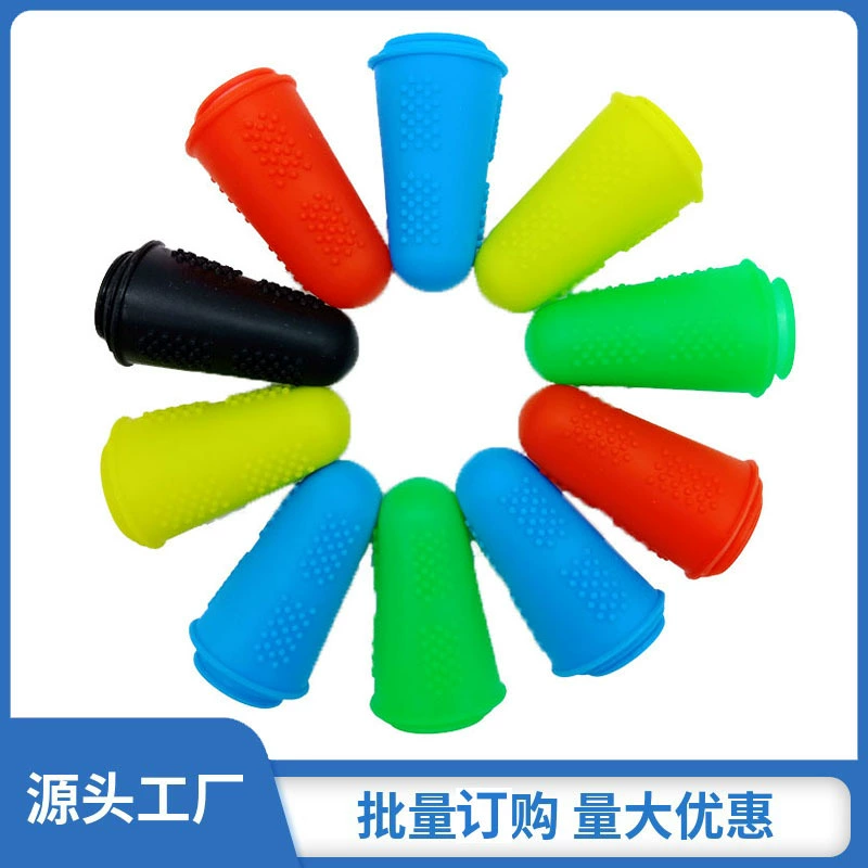 Нескользящий рукав для пальцев с защитой от ожогов, пищевой термостойкий силиконовый рукав для пальца, промышленный термоплавкий пистолет, защитный рукав для кончика пальца