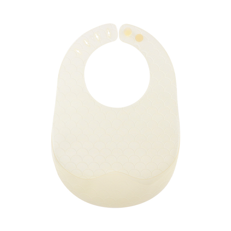 Nueva silicona bebé babero impermeable ultra-Delgado de silicona ajustable suave niños comiendo babero