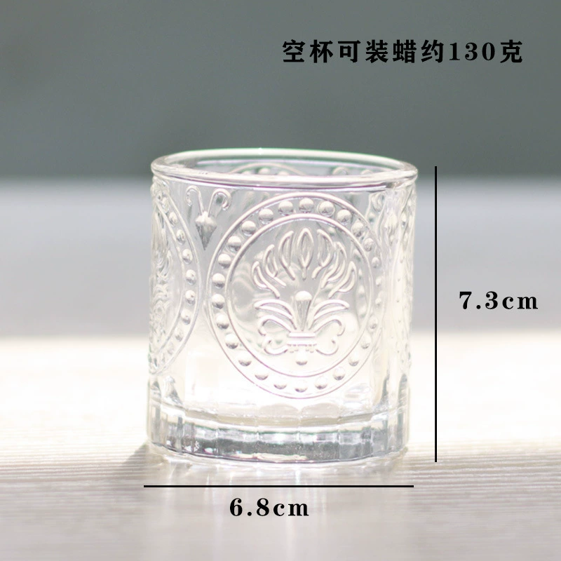 Заводская прямая продажа стеклянной чаши Candida Candle DIY аромерапии свечи Монгольская сумка Монгольская барбан Разносная каменная воздушная ёмкость пустая бутылка