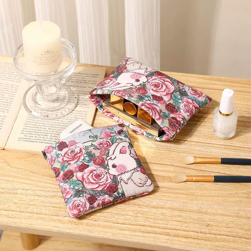 Organizer bag, cosmetic lipstick, handheld capacious small glasses