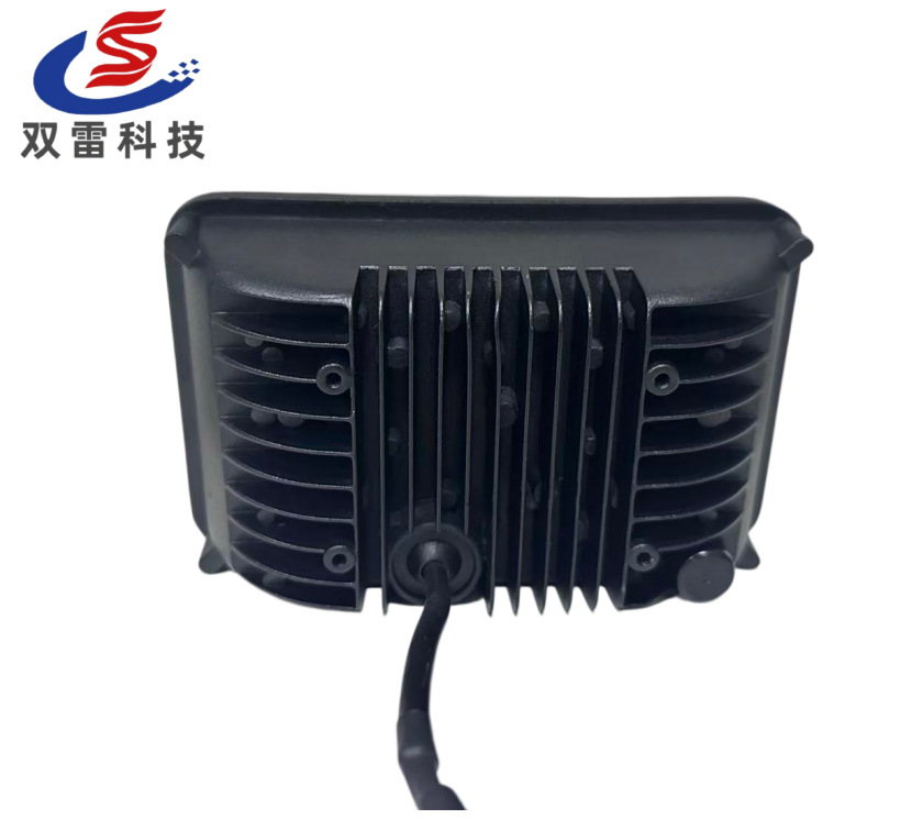 Popular Cross-Border 4X6 Wrangler Square 5inch Headlight Angel Eye High/Low Beam Off-Road Vehicle Modification Light Daytime Running Light