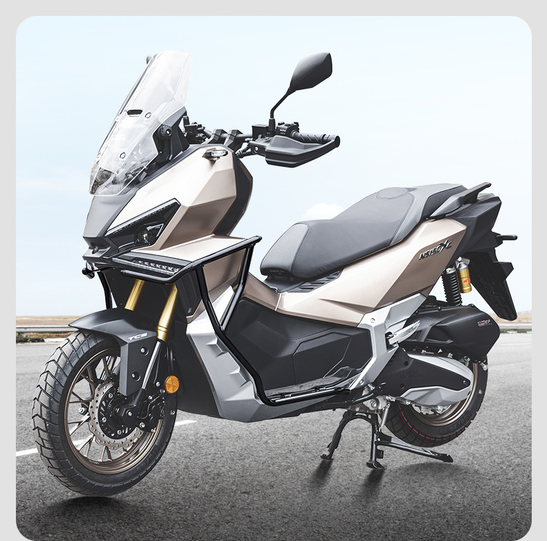 Suitable for Xin Da Zhou Honda Ns150Xc Bumper Exhaust Bar Anti-Fall Bar Water Tank Cover Exhaust Cover Modification Accessories