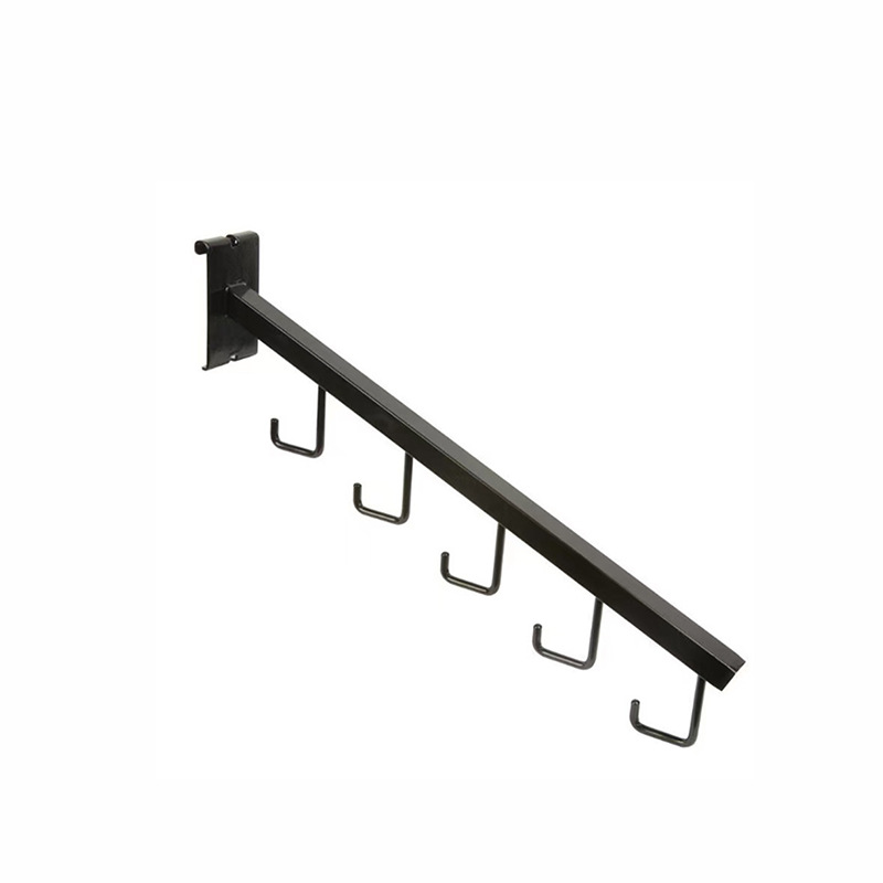 Grilla negra invertida 5 ganchos de vida simple supermercado 15mm de espesor muestre accesorios almacenar bádminton gancho de red