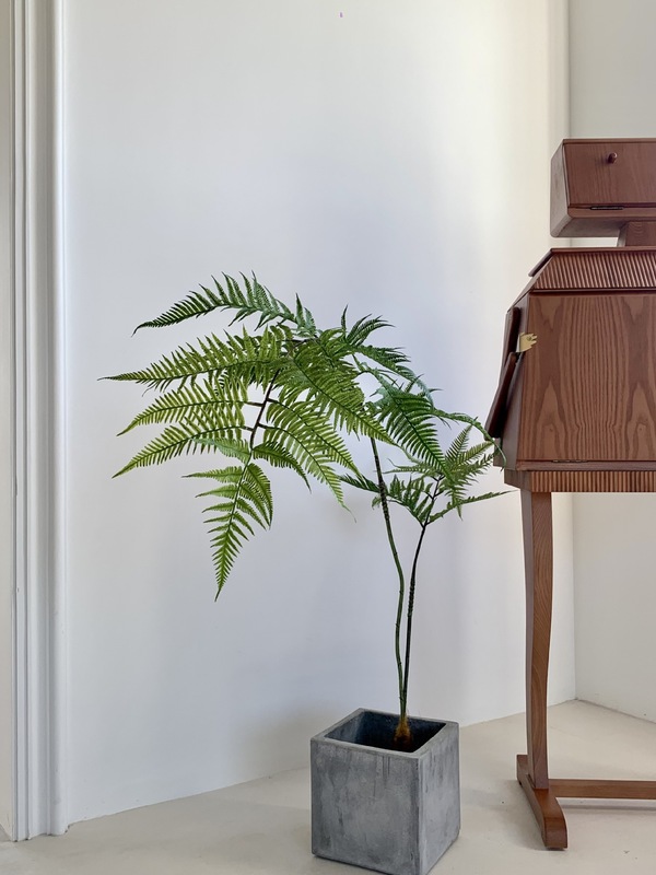 楼夏家シミュレーション緑植金糸猿頭シダ室内ショーウインドー偽植物置物日本風ネット赤禅意盆栽|undefined
