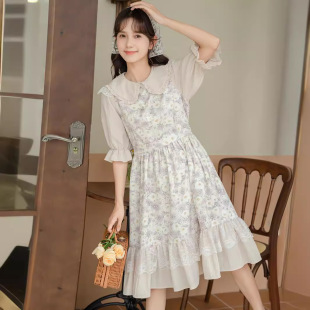 Ů�b2026��ʽ�͹�С���b�كɼ��ٽz�黨ȹ��ŮҰ��Lolitaɭϵȹ��