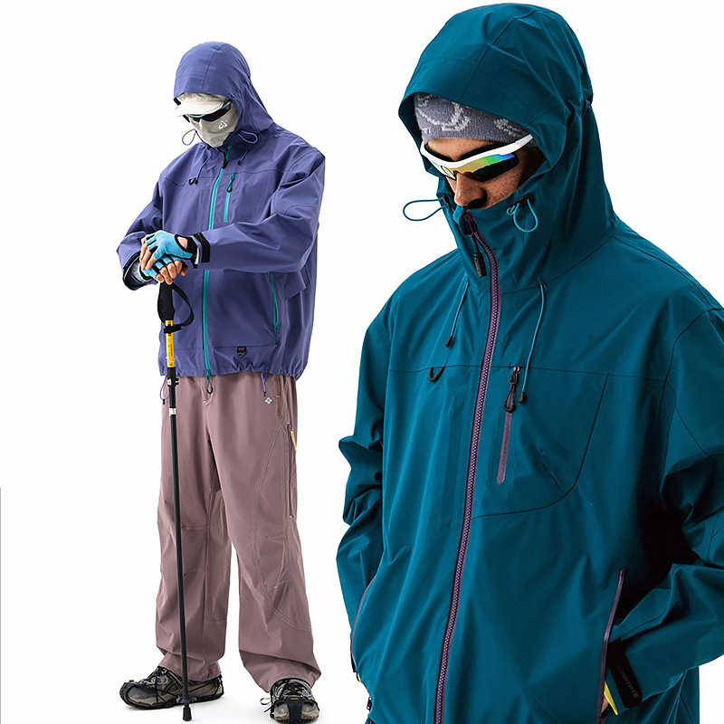 Mountain Style Jacket for Men and Women, Three-In-One Waterproof Jacket, Outdoor Functional Sports Jacket, Loose Cycling, Camping and Hiking Mountain Style Jacket for Men and Women, Three-In-One Waterproof Jacket, Outdoor Functional Sports Jacket, Loose Cycling, Camping and Hiking