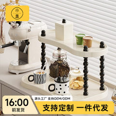 カップホルダーカップホルダーテーブル高级感カップカップカップカップコーヒーカップ収纳ラック多层オフィスデスクトップシェルフ