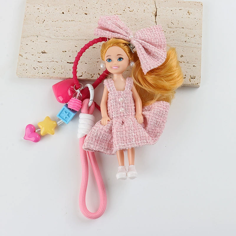 Backpack, Barbie doll, climbing pendant, keychain, Chanel style