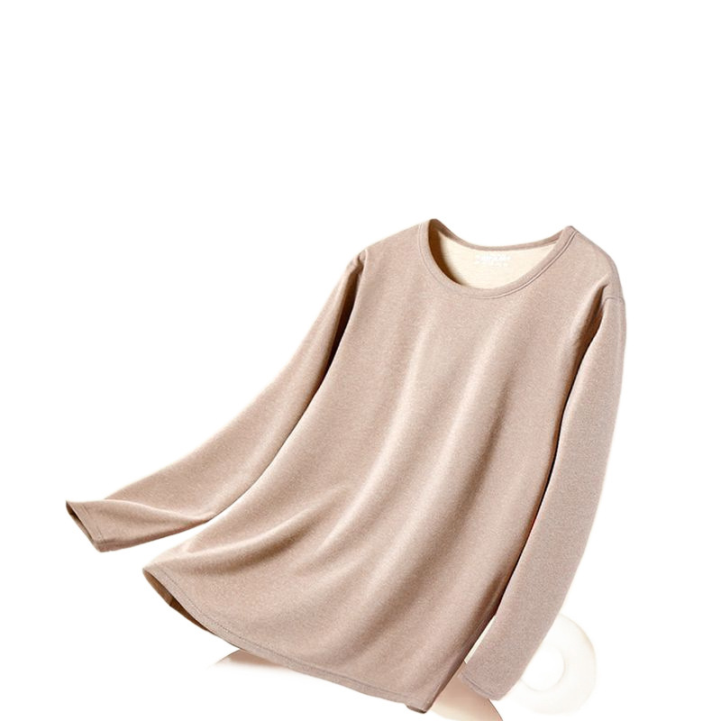 남학생, 중학생 및 고등학생을 위한 청소년 모직 실크 벨벳 가을 옷과 긴 바지 정장 겨울 보온 속옷