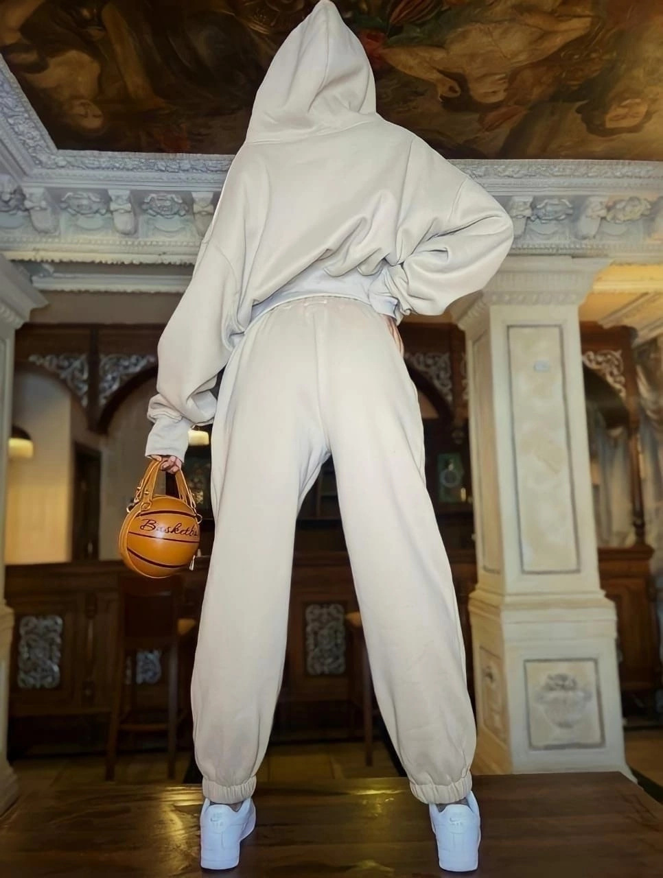 ChicShe Automne 2022 Nouvelle combinaison polaire sport grande taille pour femme, style transfrontalier européen et américain DH9066_voghion.com