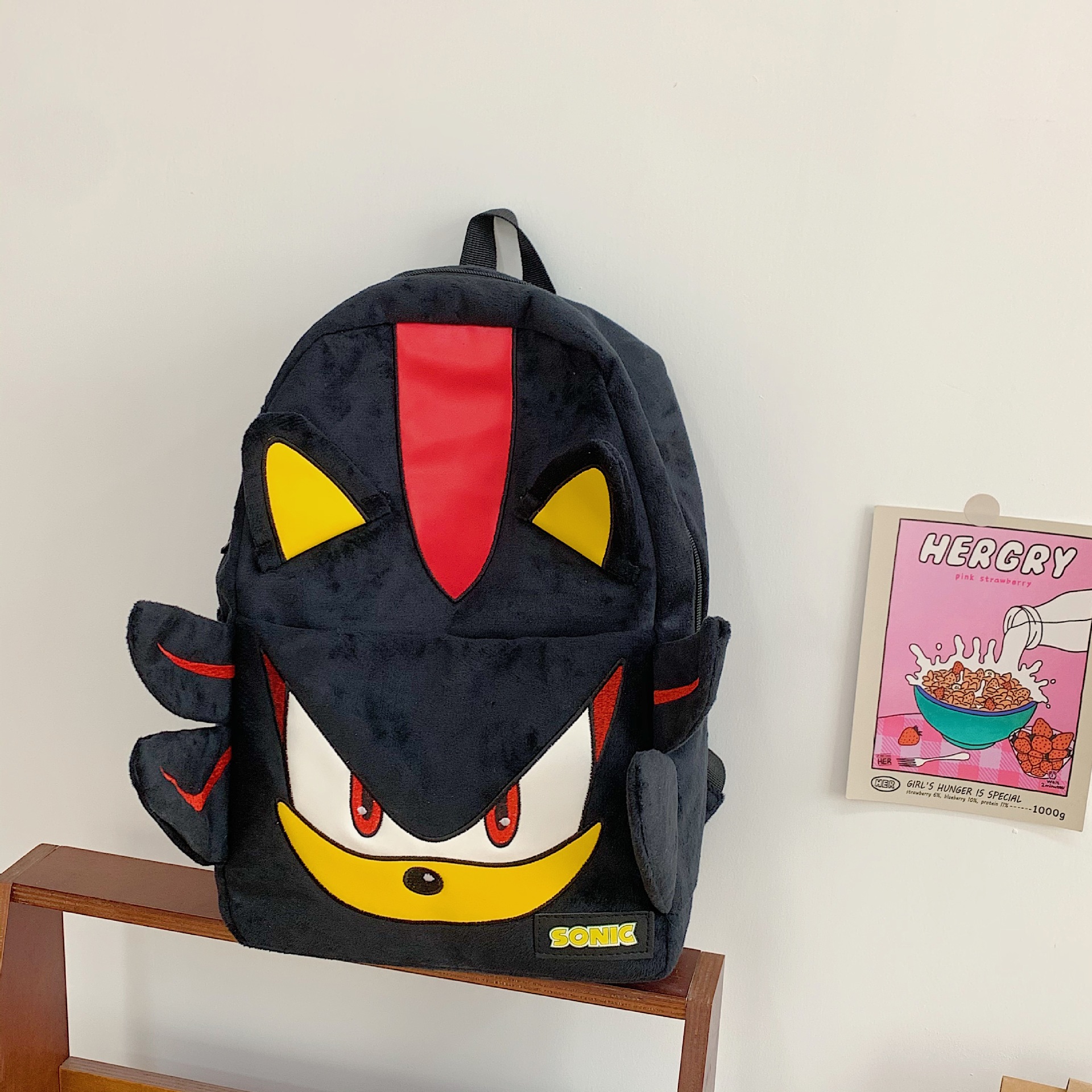 Muñecas de dibujos animados extrañas y extrañas bolsas lindas chicas 2024 nueva animación viaje bolsas de peluche mochila