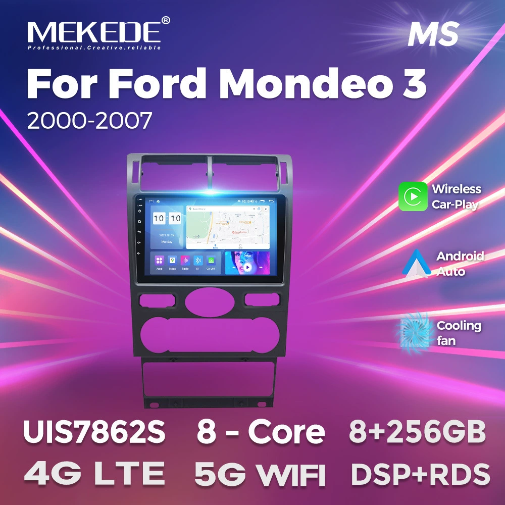 Подходит для Ford Mondeo 3 2000-2007 Android большой экран центральная консоль Bluetooth CarPlay
