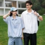 短袖男女松弛宽松衬衣