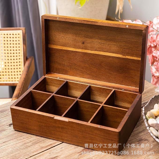 木製ティーバッグ収納袋ティーバッグ収納ボックスティーバッグボックスティーバッグスタンド容器ティーボックスステーション展示ボックスギフトボックス|undefined